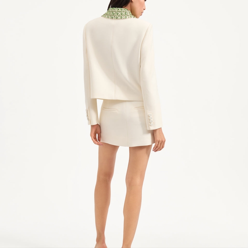 Final Sale Veronicas Beard Imogen Embellished Cropped Jacket - Picture 4 of 16